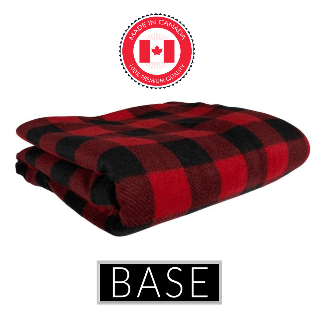 Red/Black Buffalo Print - Premium Mountain Fleece Cape - Code Vitesse