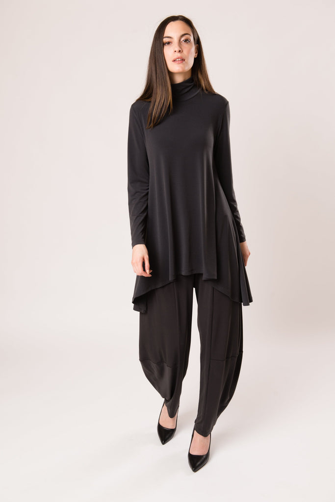 Mock Neck Fare Tunic - Code Vitesse